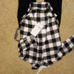 Infants Carter's suspender outfit 3 months